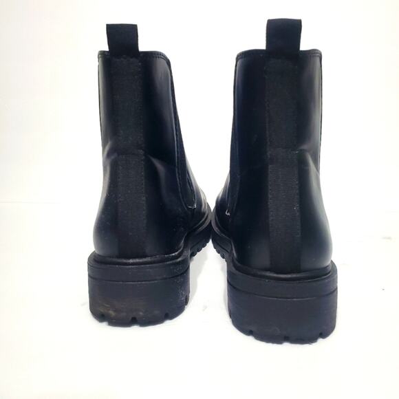 Soda Pilot-S Black Lug Sole Chelsea Ankle Boot Size 10 - Picture 10 of 14